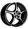 Ronal R53 Matt Black Front Diamond Cut Wheel Img 2