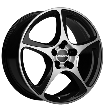 Ronal R53 Matt Black Front Diamond Cut Alloy Wheel Product Image #2