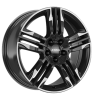 Ronal R58 MCR Jetblack - White Rim Wheel Img 2