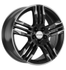 Ronal R58 Black Rim Lip Diamond Cut Wheel Img 2