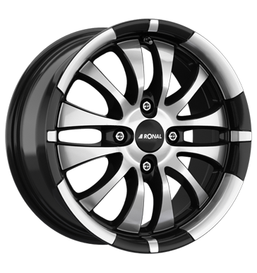 Ronal R59 Jetblack Front Diamond Cut Alloy Wheel Product Image #2