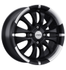 Ronal R59 Jetblack-Matt-Rim Lip Diamond Cut Wheel Img 2