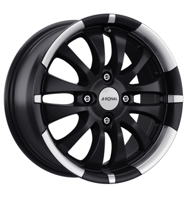 Ronal R59 Jetblack-Matt-Rim Lip Diamond Cut Alloy Wheel Product Image #2