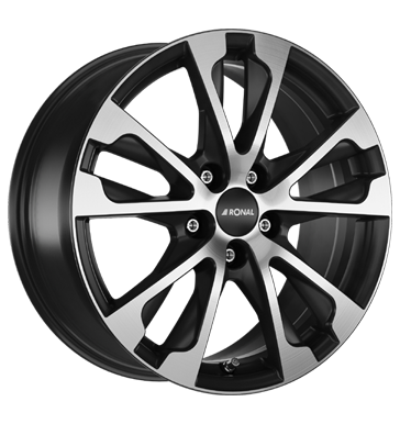 Ronal R61 Jetblack-Matt-Diamond Cut Alloy Wheel Product Image #2