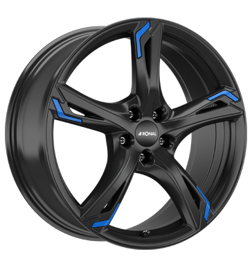 Ronal R62 Blue Jetblack Blue Alloy Wheel Product Image #1