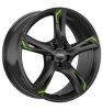 Ronal R62 Green Jetblack Green Wheel Img 1