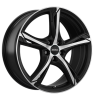Ronal R62 Jetblack-Matt-Diamond Cut Wheel Img 2