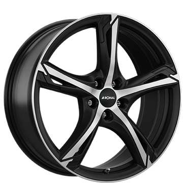 Ronal R62 Jetblack-Matt-Diamond Cut Alloy Wheel Product Image #2