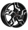Ronal R64 Jetblack-Matt-Diamond Cut Wheel Img 2