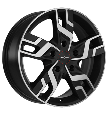 Ronal R64 Jetblack-Matt-Diamond Cut Alloy Wheel Product Image #2