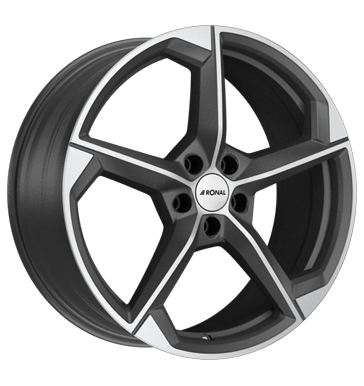 Ronal R66 Orbit Grey-Matt-Front Diamond Cut Alloy Wheel Product Image #2