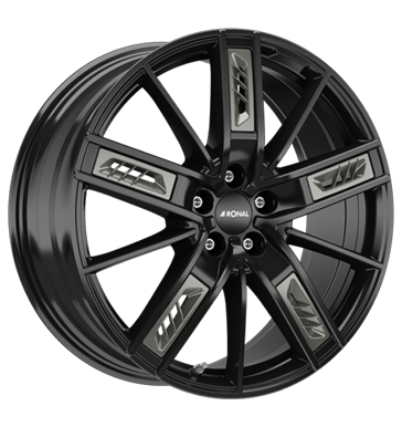 Ronal R67 Grey Right Jetblack Alloy Wheel Product Image #2