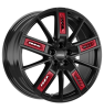 Ronal R67 Red Right Jetblack Wheel Img 2