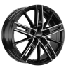 Ronal R67 Jetblack Front Diamond Cut Wheel Img 2