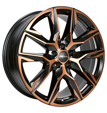 Ronal R71 Jetblack-Copper matt Alloy Wheel Product Image #2