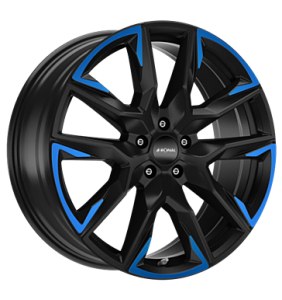 Ronal R71 JETBLACK MATT BLUE TINTED MATT Alloy Wheel for Seat Tarraco KN - Sizes 21in