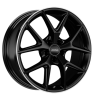 Ronal R75 Jetblack-Matt-Rim Lip Diamond Cut Wheel Img 1