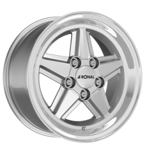 Ronal R9 Silver Rim Lip Diamond Cut Alloy Wheel for BMW 7 Series E38 - Sizes 16in