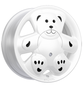 14" Ronal URS White alloy wheel