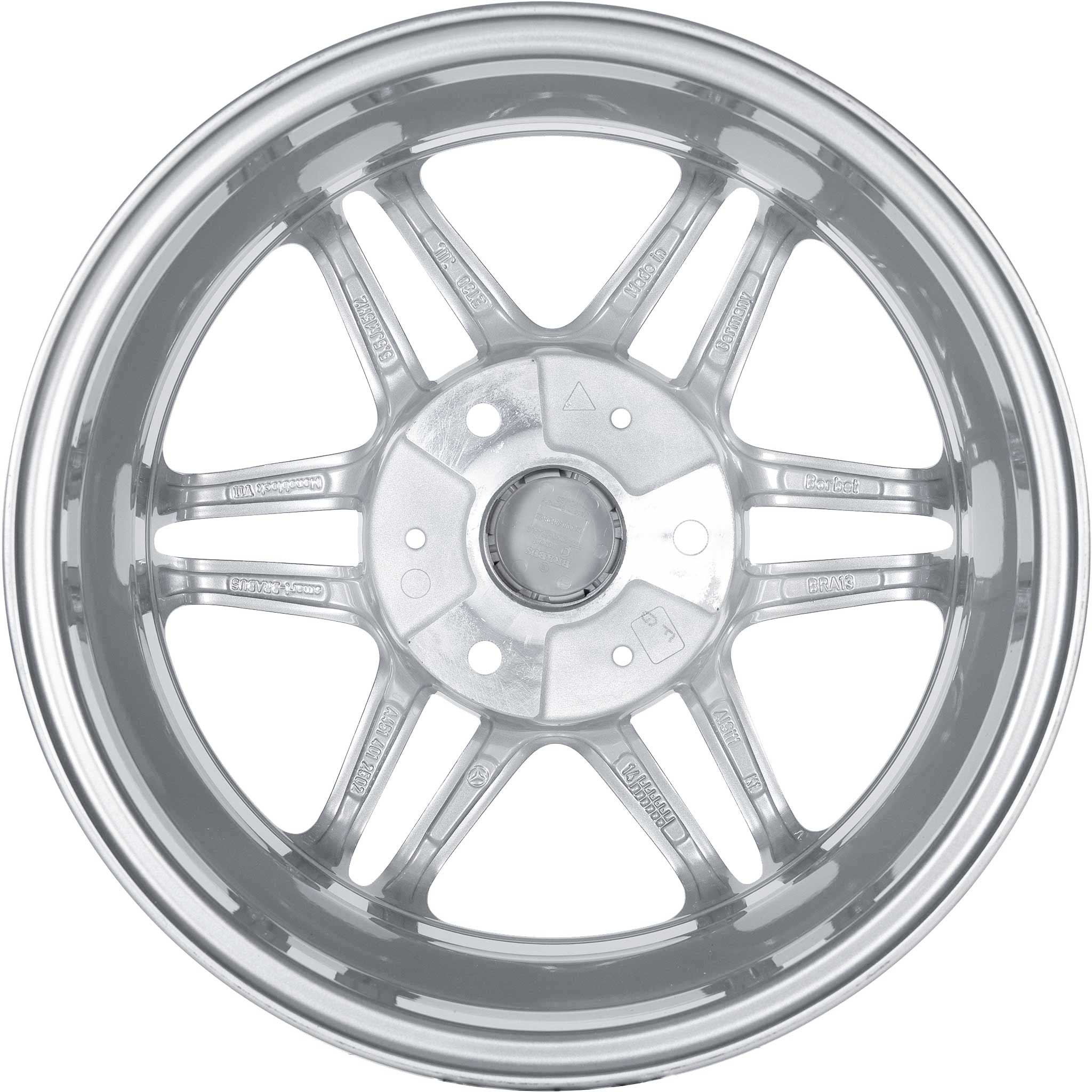 Smart Brabus Monoblock VII Black Chrome with High Sheen Alloy Wheel Product Image #3
