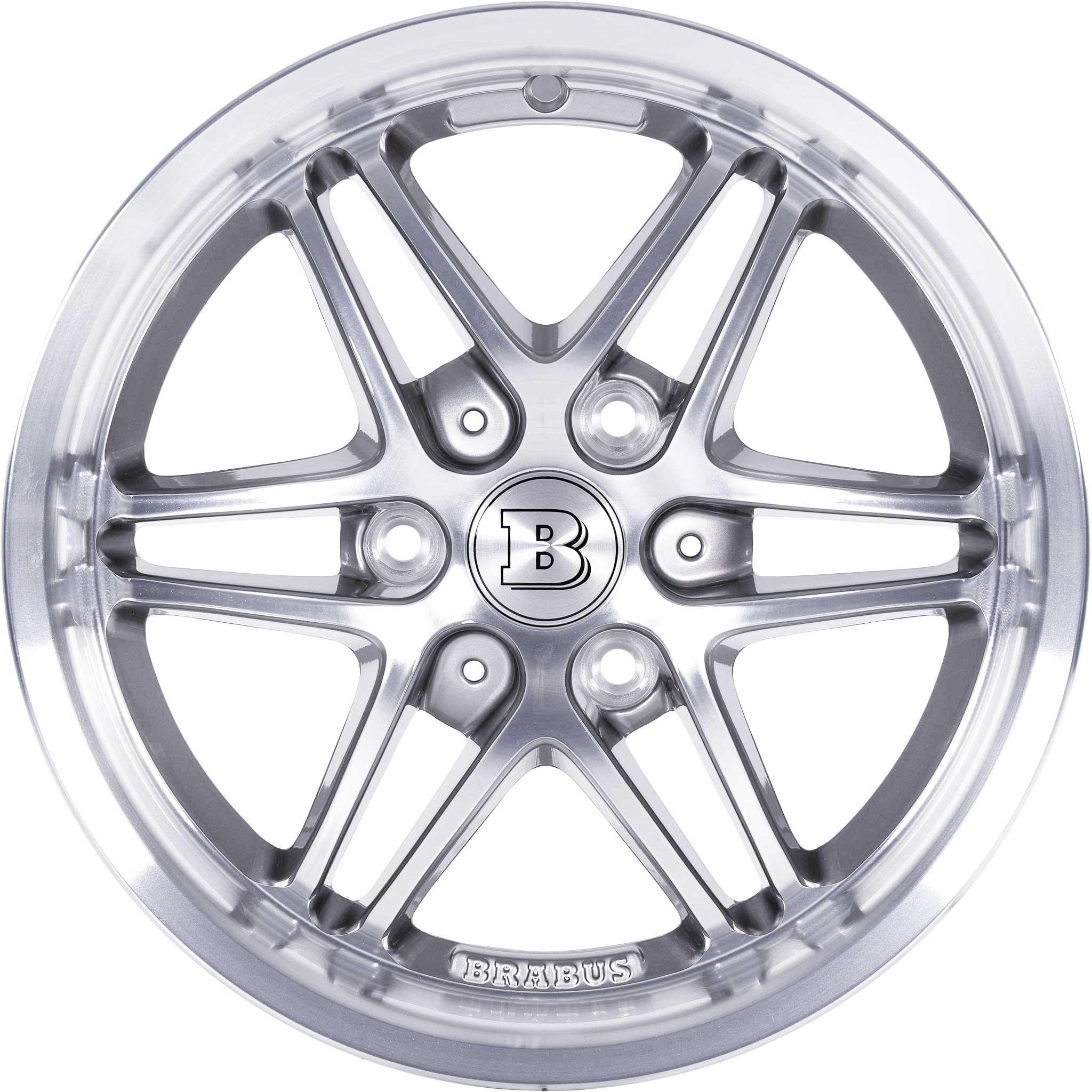 Smart Brabus Monoblock VII Black Chrome with High Sheen Alloy Wheel Product Image #1