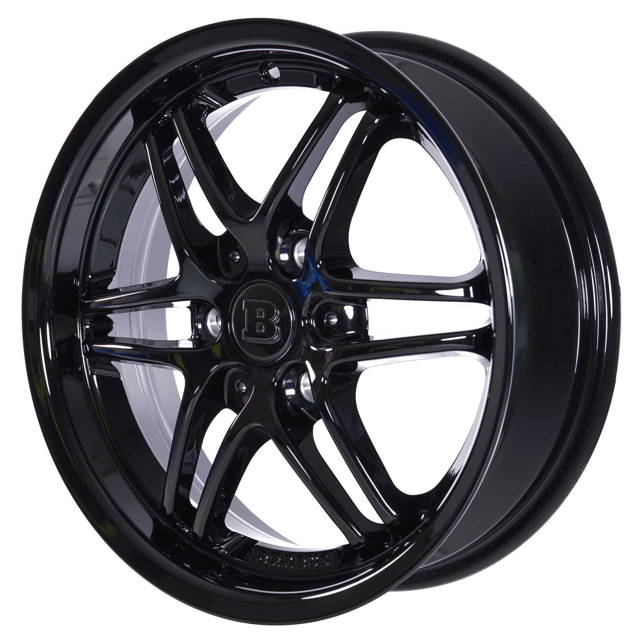 Smart Brabus Monoblock VII Black Alloy Wheel Product Image #2
