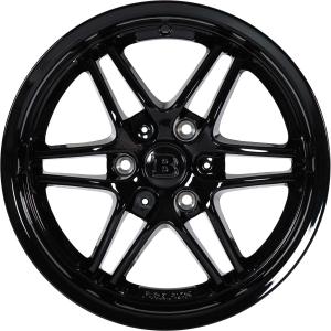 Smart Brabus Monoblock VII Black Alloy Wheel - Sizes 16in, 17in