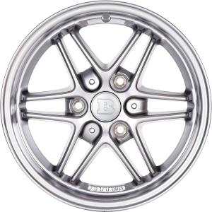Smart Brabus Monoblock VII Silver Satin Matt Alloy Wheel - Sizes 15in