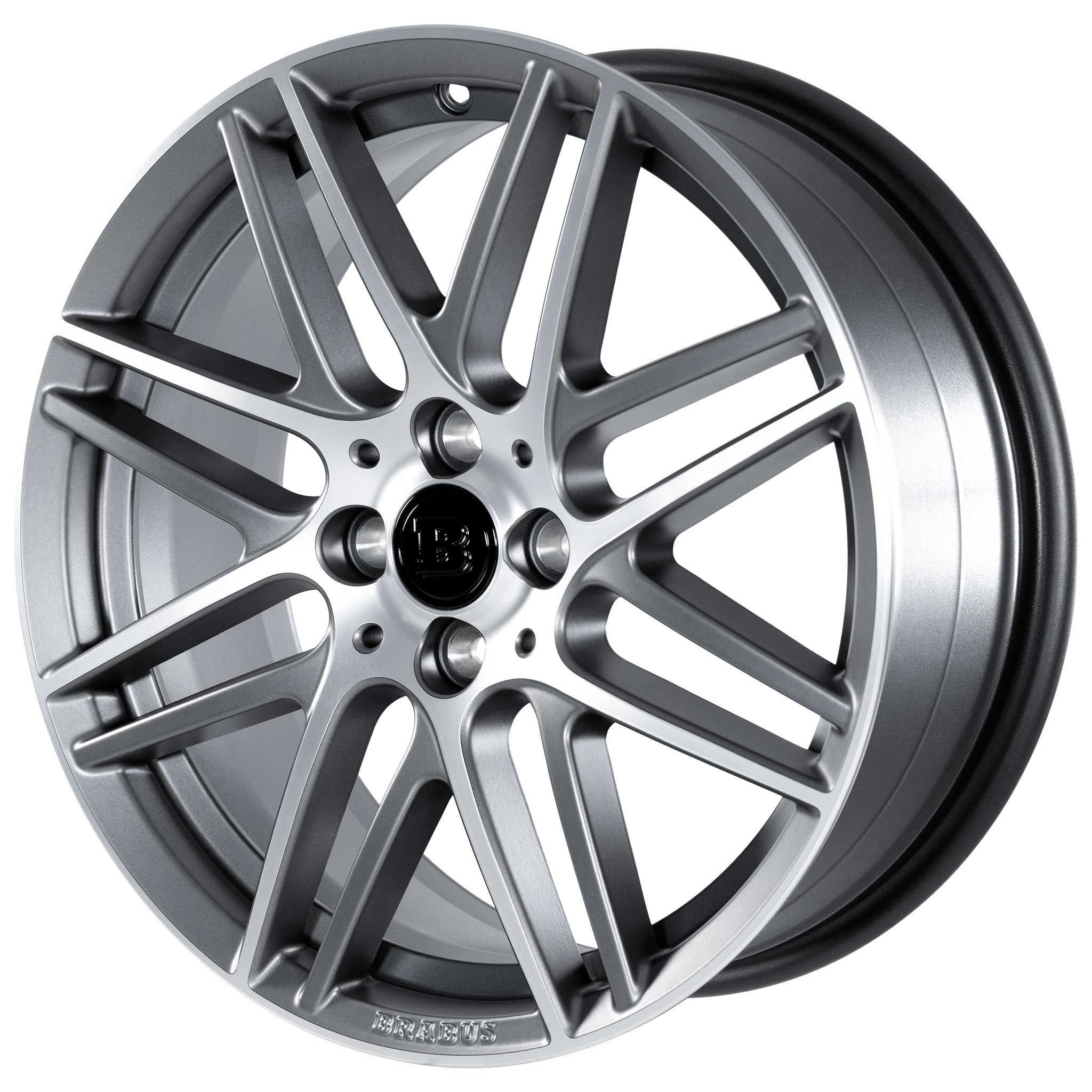 Smart Brabus Monoblock IX Matt Grey with High Sheen Alloy Wheel Product Image #2