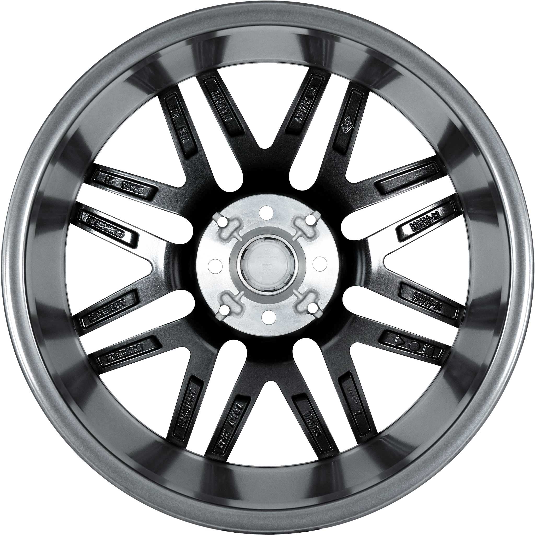 Smart Brabus Monoblock IX Matt Grey with High Sheen Alloy Wheel Product Image #3