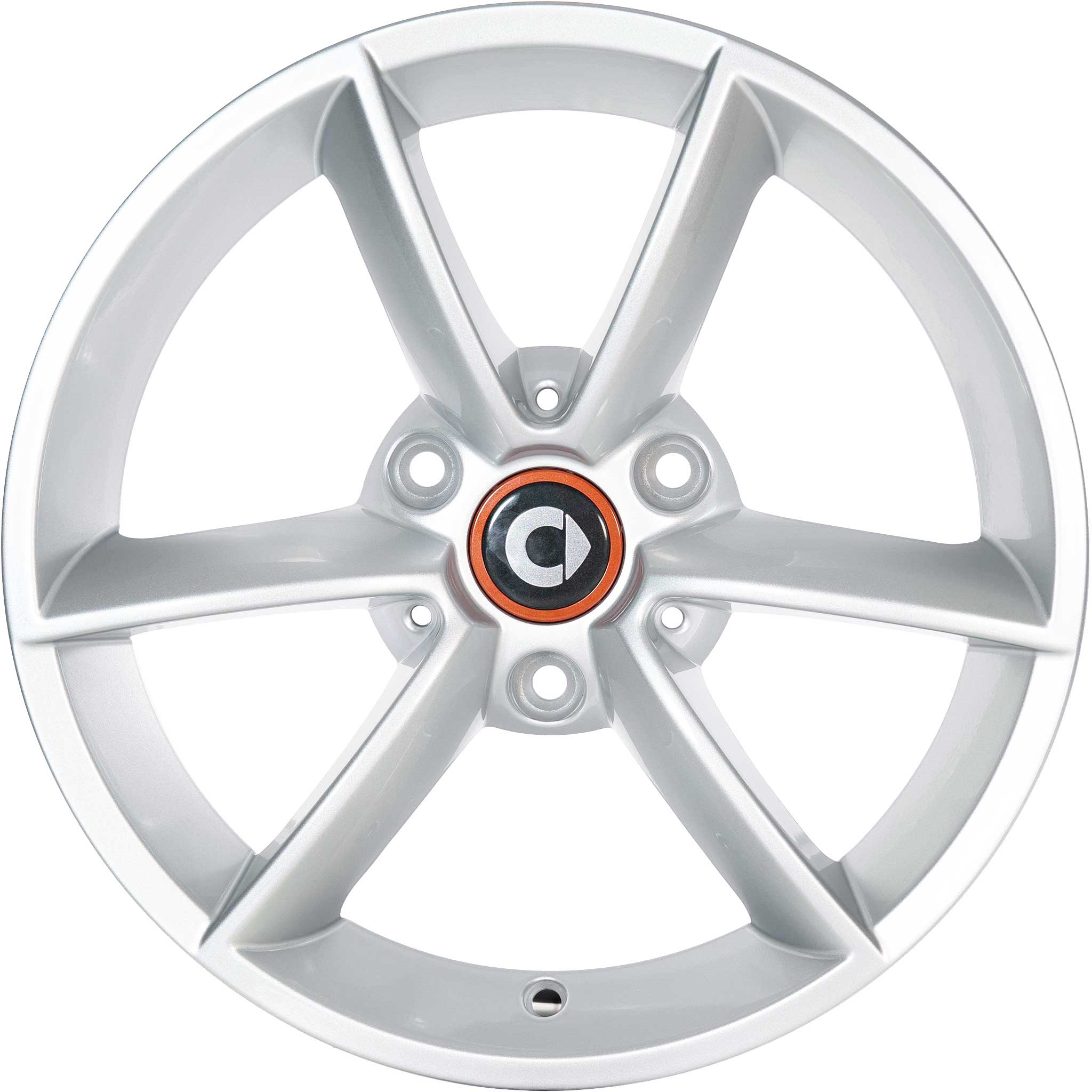 Smart 3 Double Spoke Titanium Silver (v1) Alloy Wheel Product Image #1