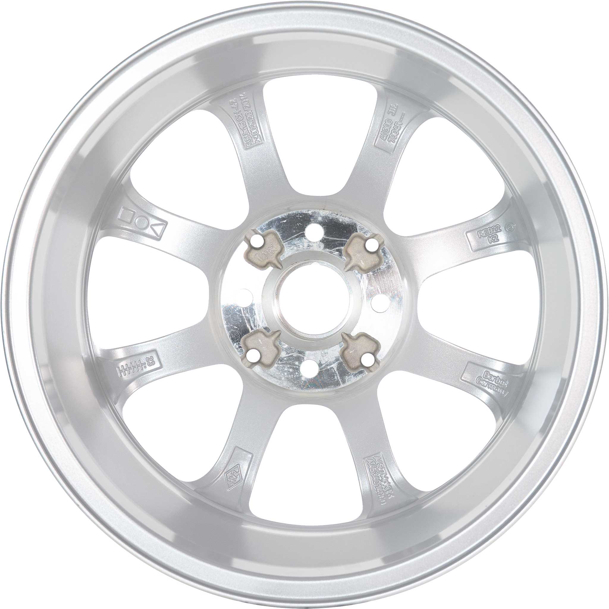Smart 8 Spoke Vanadium Silver Metallic Alloy Wheel Product Image #3