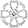 Smart 8 Spoke Vanadium Silver Metallic Wheel Img 1