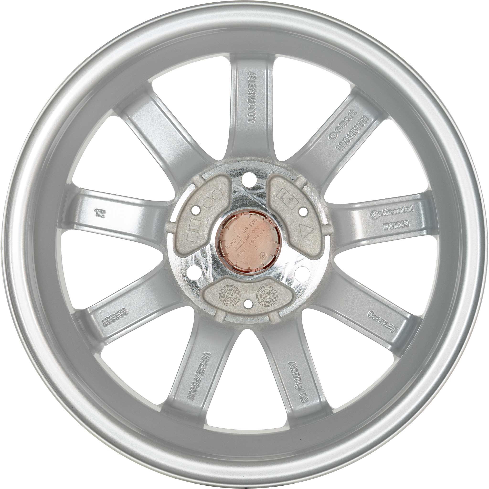 Smart Styleline standard silver Alloy Wheel Product Image #3
