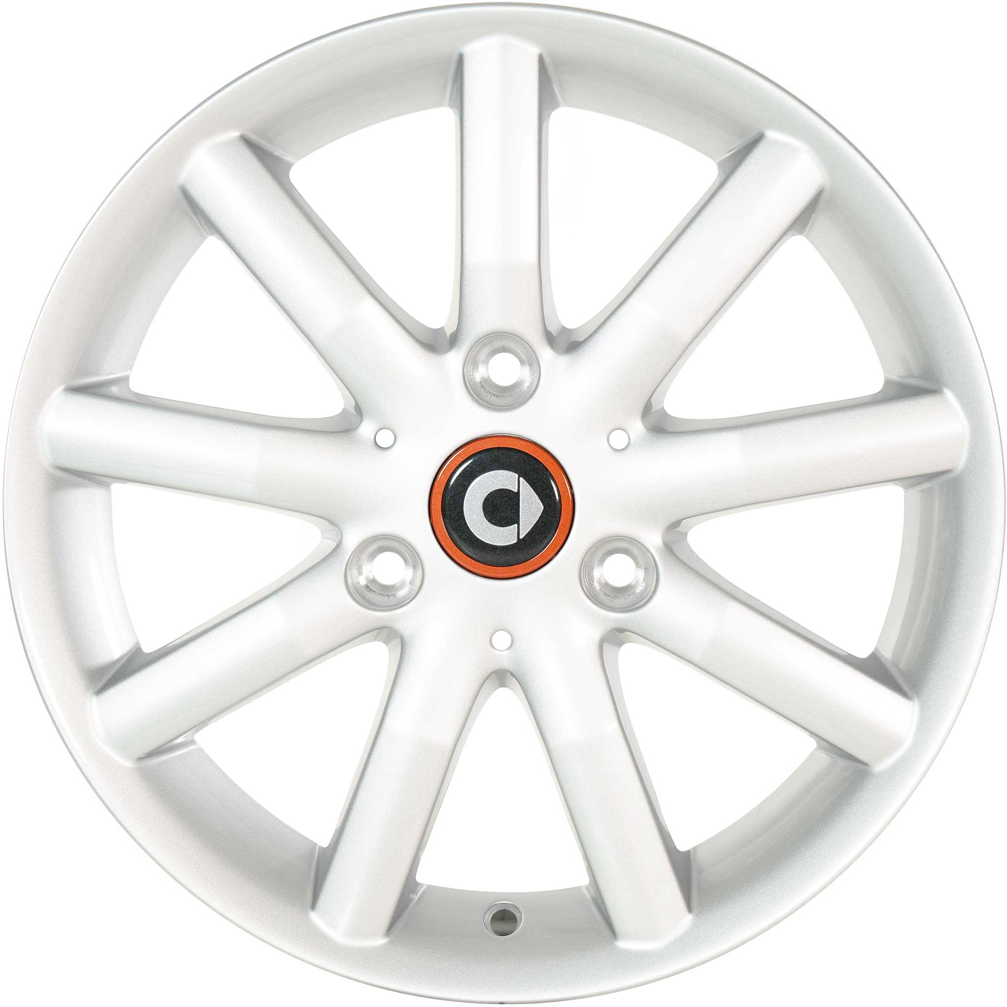 Smart Styleline standard silver Alloy Wheel Product Image #1