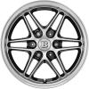 Smart Brabus Monoblock VII Black with High Sheen Wheel Img 1