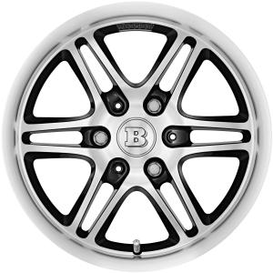 Smart Brabus Monoblock VI EVO Black with High Sheen Alloy Wheel - Sizes 15in