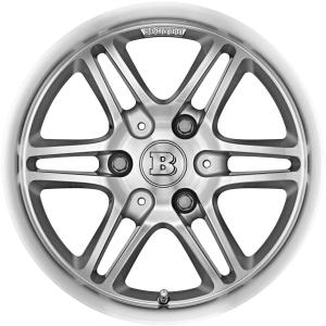 Smart Brabus Monoblock VI EVO Silver with High Sheen Alloy Wheel - Sizes 15in