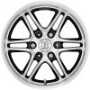 Smart Brabus Monoblock VI EVO Black with High Sheen Wheel Img 1