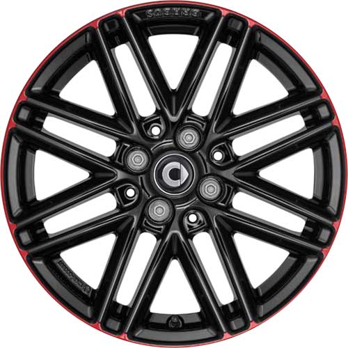 Smart Brabus Monoblock VIII Hyacinth Red Metallic Alloy Wheel Product Image #1