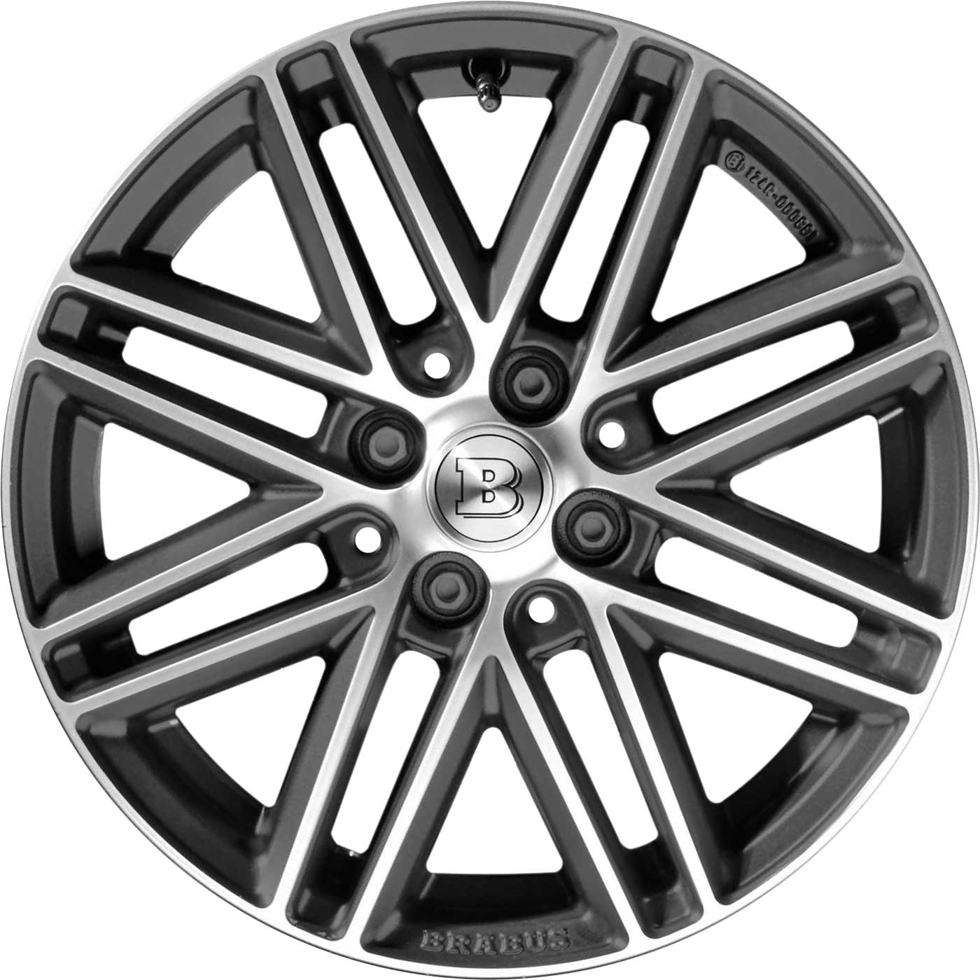Smart Brabus Monoblock VIII Anthracite with High Sheen Alloy Wheel Product Image #1