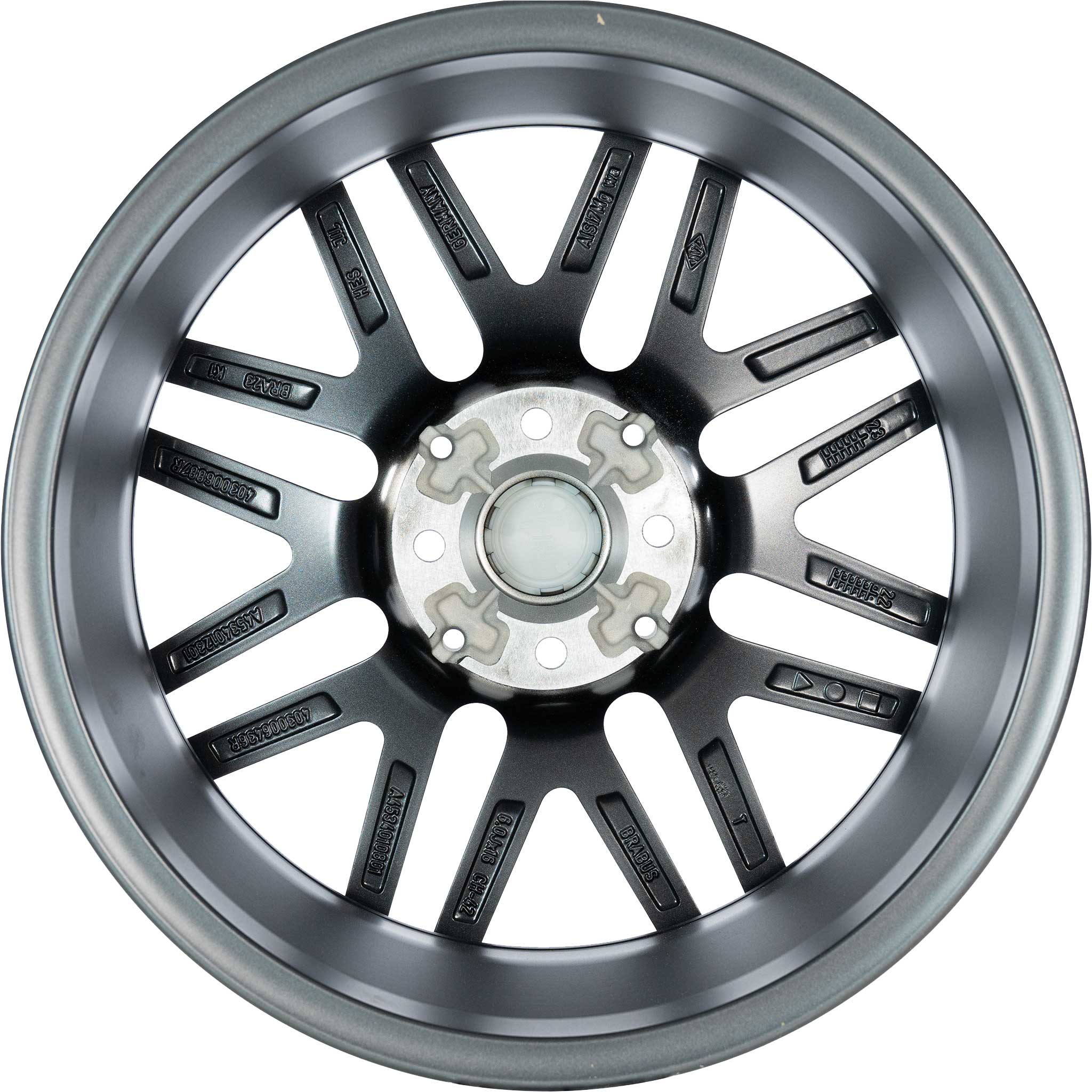Smart Brabus Monoblock IX Brabus Matt Grey Alloy Wheel Product Image #3