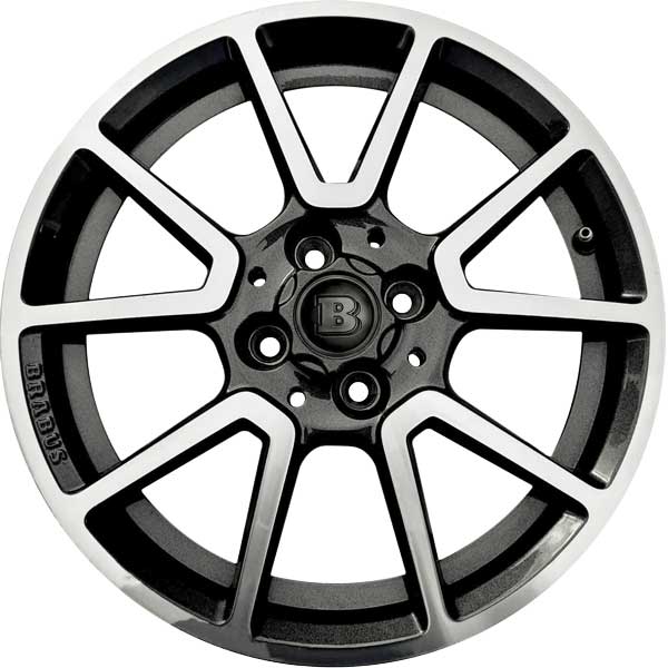 Smart Brabus Monoblock XI Anthracite with High Sheen Alloy Wheel Product Image #1