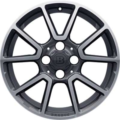 Smart Brabus Monoblock XI Silver with High Sheen Alloy Wheel Product Image #1