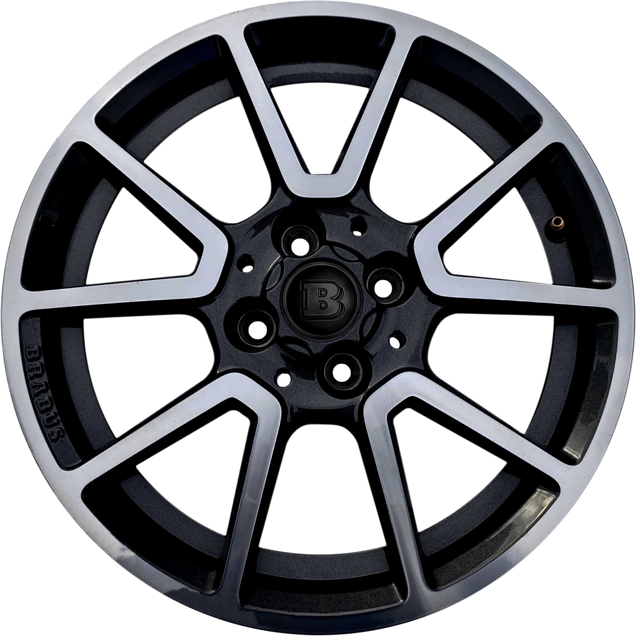 Smart Brabus Monoblock XI Edison Black Alloy Wheel Product Image #1