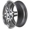 Smart Brabus Monoblock VI Silver with High Sheen Wheel Img 2
