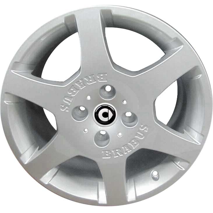 Smart Brabus Monoblock A standard silver Alloy Wheel Product Image #1