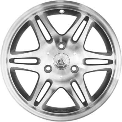 Smart Brabus Monoblock VI Silver with High Sheen Alloy Wheel Product Image #1