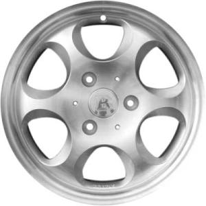 Smart Brabus Monoblock IV Silver with High Sheen Alloy Wheel - Sizes 15in