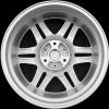 Smart Brabus Monoblock VI Silver with High Sheen Wheel Img 2